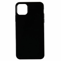 Black Solid Color TPU Phone Case Cover for iPhone 11 Pro Max